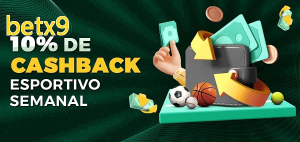 10% de bônus de cashback na betx9