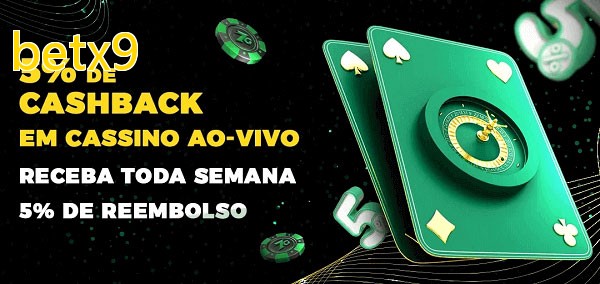 Promoções do cassino ao Vivo betx9
